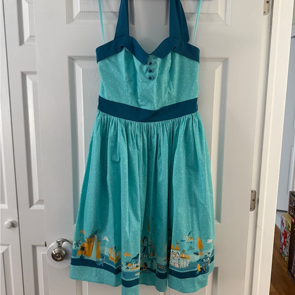 Disney Parks Teal Women’s Halter Dress